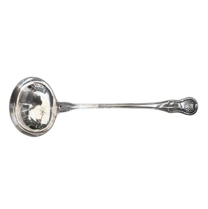 A. E Warner  1830 - 1845 Coin Silver (91.7 purity) Ladle Threaded Fiddle Shell - Picture 1 of 9