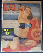 Gala March 1952 Vintage Pin-Up Cheesecake Combine Shipping! #M1055