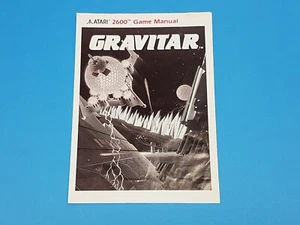 Gravitar Atari 2600 Authentic Manual Only - Picture 1 of 7