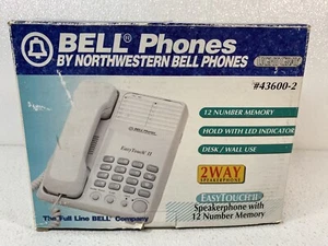 Bell Phones EasyTouch II Two Way Speakerphone W/12 # Light Gray Model #43600-2 - Picture 1 of 12