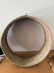 (n1) ANCIEN TAMIS A FARINE EN BOIS OU PÊCHE DÉCORATIF CHALET LOFT - Imagen 1 de 11