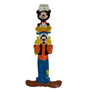 VINTAGE Walt Disney World Kunststoff Mickey Donald und Goofy Rückenkratzer 15,5 Zoll - Bild 1 von 7