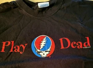 Grateful Dead T Shirt PLAY DEAD 1999 XXL BLACK - Picture 1 of 5