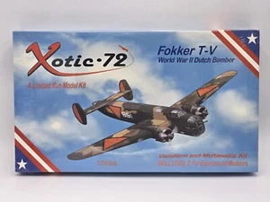 Xotic 72 Fokker T-V WW2 Dutch Bomber Vacuform & Multimedia Model Kit 1/72 AU2021 - Picture 1 of 5