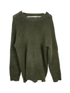 COS Green Oversized Mohair Wool Blend Sweater Jumper Medium - Picture 1 of 10