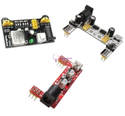 Mini USB 3.3V 5V & DC 7-12V For Arduino MB102 Breadboard Power Supply Solderless - Photo 1/2