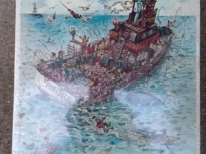 Vintage 1980 Gary Patterson Half Day Boat Puzzle - Picture 1 of 2