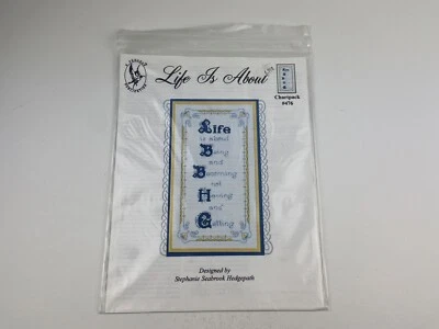 A Pegasus Publication Life Is About Cross Stitch Pattern - Image 1 of 2