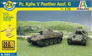 Italeri 1/72 (20 mm) Pz Kpfw V Panther Ausf G (2 x montaje rápido) - Imagen 1 de 1