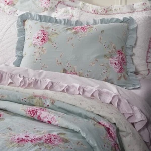 Rachel Ashwell Simply Shabby Chic Belle Hydrangea Rose FULL/QUEEN Duvet Set NEW - Picture 1 of 7