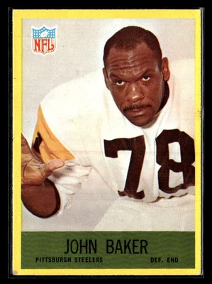 1967 Philadelphia #147 John Baker - Steelers - NM/MT+ - Image 1 of 2