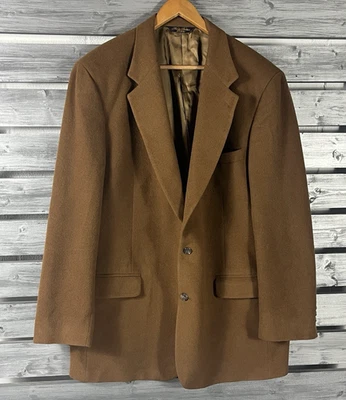 Blazer Brooks Brothers 100 % pelo camel para hombre 46L marrón chaqueta deportiva costo Foto 1 de 4