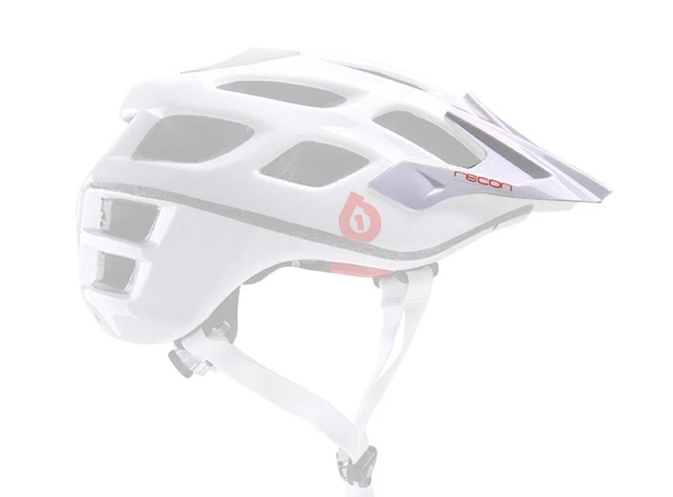 661 Recon Scout Helmet Visor - White-Red - Image 1 of 1