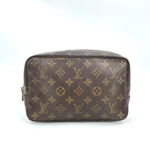 Auth LOUIS VUITTON Monogram Trousse Toilette 23 M47524 Clutch Bag KA016 - Picture 1 of 18