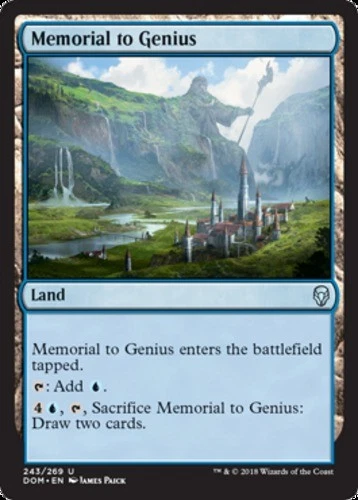 Memorial to Genius - Dominaria #243/269 MTG Magic The Gathering - Image 1 of 1