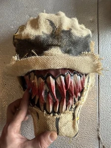 Scarecrow Burlap Mask Spirit Halloween - Picture 1 of 5