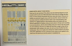 CALCOMANÍA MICROESCALA N-DELAWARE & HUDSON DIESEL/CABOOSE #RN-31 **VER NOTA ABAJO** - Imagen 1 de 1