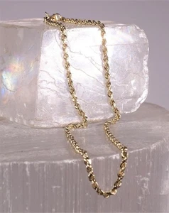 10K Yellow Gold Ankle Bracelet 8.5" - Picture 1 of 4