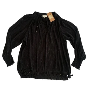 Tru Luxe Jeans Women's Size M Long Sleeve Tunic Top Blouse Brand New - Picture 1 of 14
