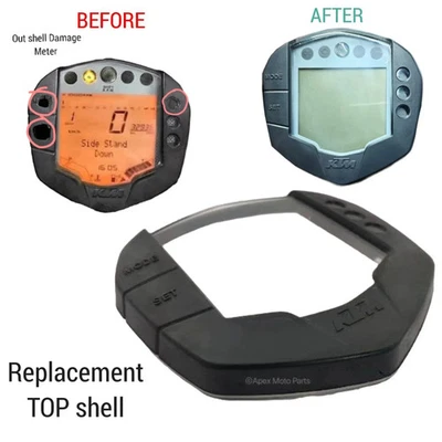 KTM DUKE & RC 125/200/390 METER TOP SHELL/ Top Glass Fit - Image 1 of 4