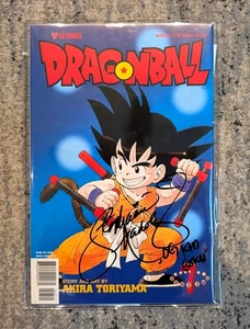 Viz Comics Dragon Ball Parte 2 Toriyama Firmado "OG Kid Goku" Stephanie Nadolny - Imagen 1 de 5