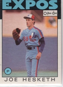 1986 O-Pee-Chee Baseball Montreal Expos Team Set - Picture 1 of 1