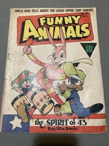 Fawcetts lustige Tiere #3 1943, Golden Age Hoppy the Marvel Bunny, DC Comics - Bild 1 von 16
