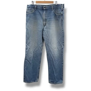 Carhartt FR Relaxed Fit Jeans Herren Gr. 40x32 Blau Denim Workwear Utility LESEN - Bild 1 von 9