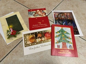 Weihnachtskarte Klappkarte 5 verschiedene Weihnachtskarten - Bild 1 von 3