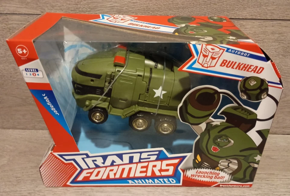 Transformers Animated Voyager Class Autobot Bulkhead 2008 NIB - Image 1 of 4