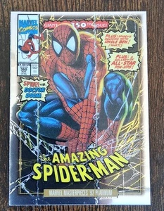 2024 Marvel Masterpieces '92 Platinum - VARIANT COVER - Spider-Man ⭐️ - Picture 1 of 5