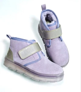 Neu mit Etikett UGG Damenstiefel 8 lila Wildleder - Bild 1 von 8