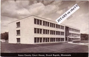 1952 GRAND RAPIDS, MN, ITASCA COURT HOUSE POSTCARD RPPC - Picture 1 of 1