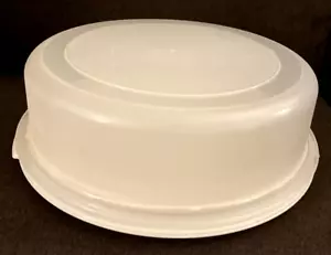 Rubbermaid CAKE SAVER Carrier Container #0093 Almond Bottom-Vintage - Rare Size - Picture 1 of 8