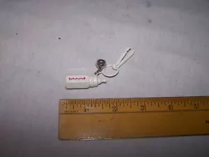 Vintage 1980's Bell Clip Charm with Bell - BABY BOTTLE - Picture 1 of 2