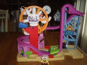 EUC FisherPrice Imaginext Spongebob Schwammkopf Handschuh Welt Vergnügungspark Spielen - Bild 1 von 17