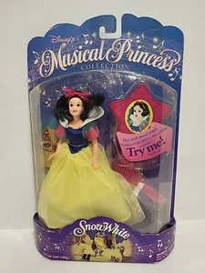 MATTEL 1994 "DISNEY SNOW WHITE MUSICAL PRINCESS" 7" COLLECTOR DOLL #11599 IN BOX - Picture 1 of 5