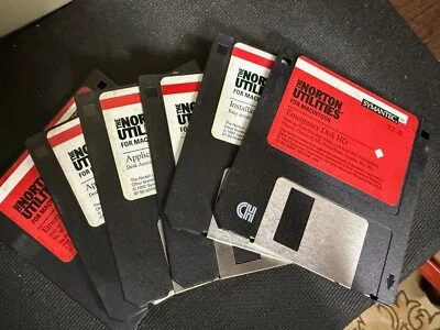 Norton Utilities 2.0 Software 3-1/2" disks - vintage Mac software - Изображение 1 из 4