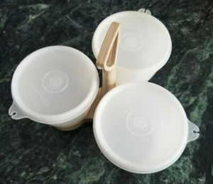Vintage Tupperware Condiment Caddy Server #757-10. No spoons. Free shipping. - Picture 1 of 9