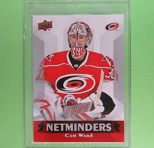 CAM WARD  2010  NETMINDERS  SHORT PRINT  Upper Deck #N23  Carolina Hurricanes