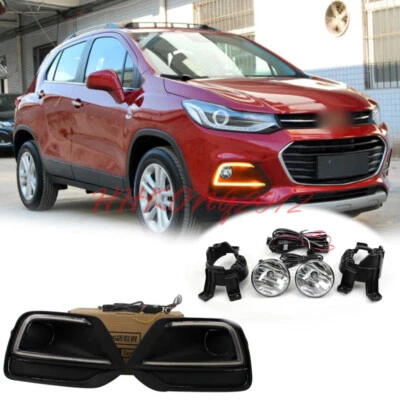 LED DRL Daytime Lights Fog Lamps Harness Kit Fit For Chevrolet Trax 2017-2022 - Image 1 of 4