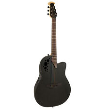 Ovation MOD TX super flache akustische E-Gitarre, strukturiert schwarz for sale