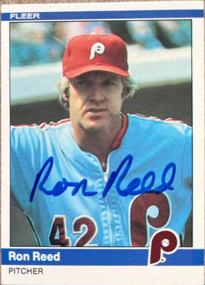 Ron Reed Autographed 1984 Fleer #45 - Image 1 of 1