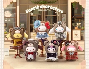 Top Toy Sanrio Characters Afternoon Tea Plush Toy Whole Set /6 Blind Dolls - Picture 1 of 11