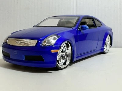 COCHE MODELO DIECAST JADA DUB CITY INFINITI G35 CANDY PÚRPURA 1:24 NUEVO SIN CAJA Foto 1 de 4