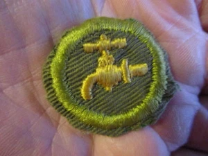 Vintage 1940's Boy Scout PLUMBING Merit Badge / Sash Removed - Picture 1 of 2