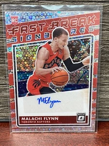 2020-21 Donruss Optic Fast Break Signatures Malachi Flynn Basketball Card - Bild 1 von 7
