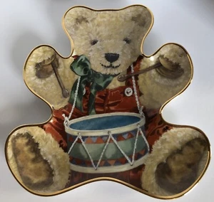 Franklin Mint Little Drummer Bear Limited Decorative Porcelain Christmas Plate - Picture 1 of 3