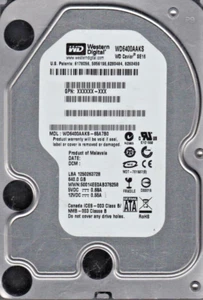 640 GB SATA Western Digital WD6400AAKS-65A7B0 7200RPM 16MB 3.5" Hard Drive New - Picture 1 of 1