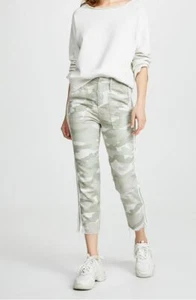 Mother Denim The Shaker Chop Crop Fransen Wüstenmuster Tarnmuster Gr. 24 Neu mit Etikett $ 218 - Bild 1 von 5